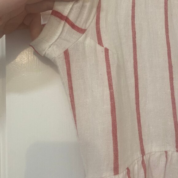 Pyne & Smith Bon Bon Stripe No. 30 Linen Dress Size Small - Picture 4 of 9